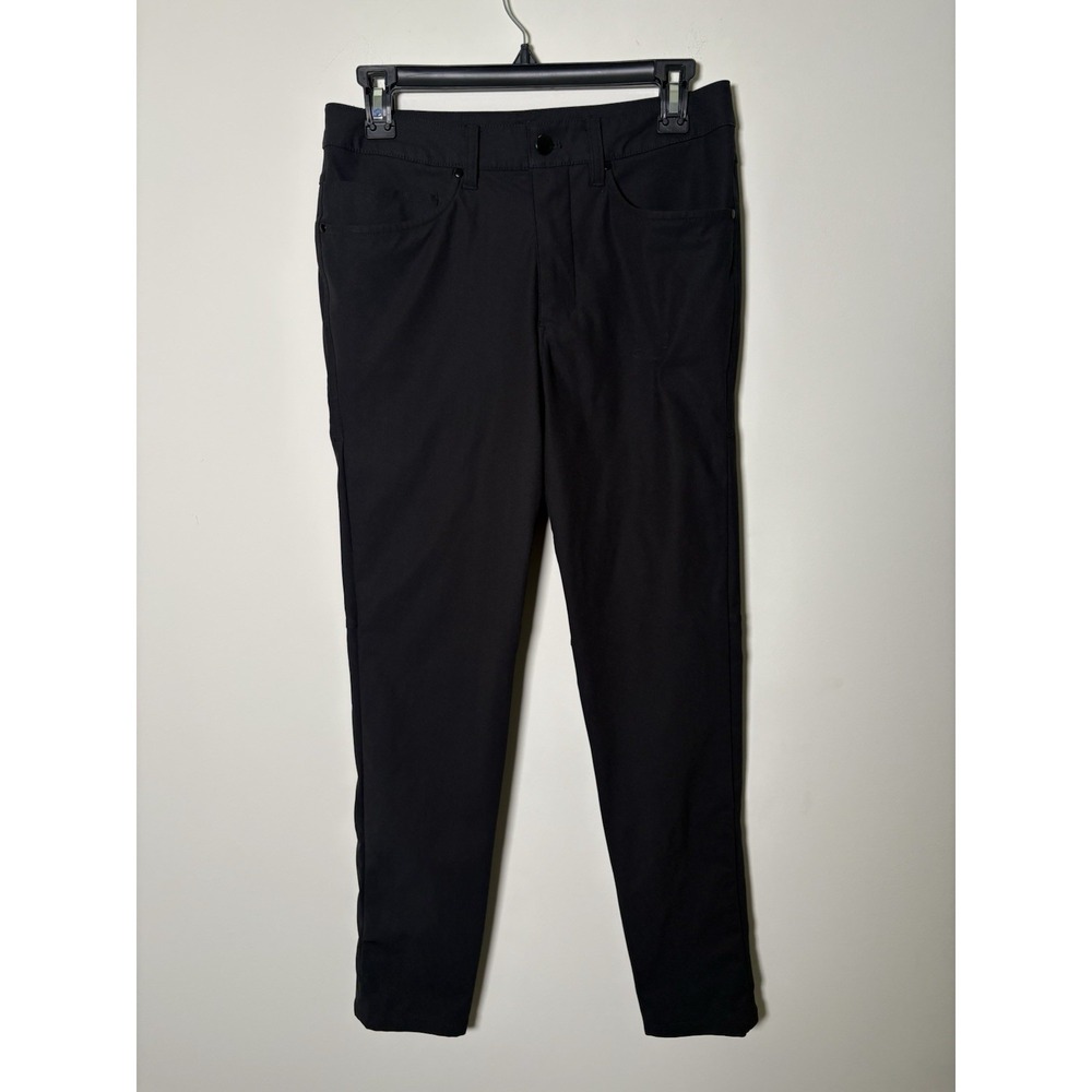 Men's Lululemon ABC Pant Slim Warpstreme Size 28 Black, 30 Inseam